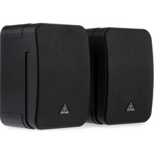 1c Yollu Ultra Kompakt Monitör Hoparlörü, Siyah