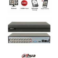 Dahua XVR1B16-I 16 Kanal Dvr Kayıt Cihazı 1080P Kamera Sistemi