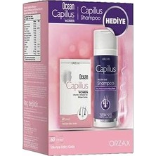Uravas Store Capillus Women 60 Tablet + Capillus Shampoo 200 ml Hediye