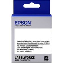 Epson Br-Vn24Wb Vinil Beyaz Üzeri Siyah 24 Mm 45 Metre