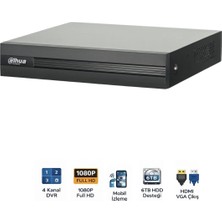 Dahua H265 Plus Dvr Kayıt Cihazı XVR1B04 I T 4 Kanal Kamera Sistemi