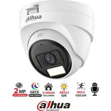 Dahua Hac T1A21P U Il A 0280B Full Hd Güvenlik Kamerası 25 Metre Gece Görüş Gece Renkli ve Sesli