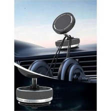 Plentiful Güçlü 360° Dönebilen Manyetik Kilitli Araç Telefon Tutucu K10B