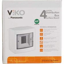 4lü Sıva Üstü Sigorta Kutusu