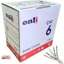  onli on-6002 u-utp 23 awg cca 305 metre cat6 kablo