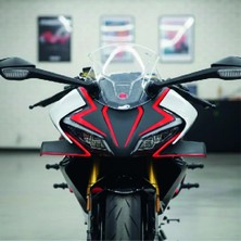 Kaplama Merkezi Cfmoto 450SR Sticker Ön Kafa Dörtlü Etiket Modeli