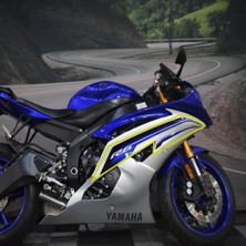 Kaplama Merkezi Yamaha Yzf R6 Orjinal Tasarım Sticker Etiket Modeli