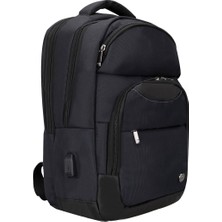  plm monza-usb 17 ınc lacivert notebook sırt çantası