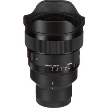 Sigma 14MM F/1.4 Dg Dn Art Lens Sony E Mount Full Frame Ultra Geniş Açı Lens