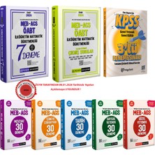 Pegem Akademi Yayıncılık 2026 Meb Ags Öabt Ilköğretim Matematik Öğretmenliği Deneme-Çıkmış Sorular-Ags Tüm Dersler 30 Deneme