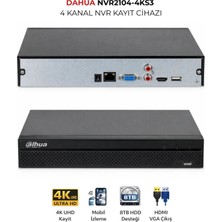 Dahua NVR2104HS 4ks3 4 Kanal Akıllı Güvenlik Kamera Nvr Cihazı