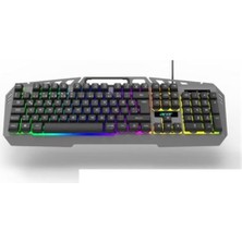 Acer Okw213 Siyah Rgb Rainbow Backlit Gaming Keyboard Rainbow Kablolu Klavye Kablo Uzunluğu 1,5 Metre