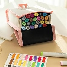 Uravas Store 24’lü Çift Uçlu Alkol Bazlı Marker Kalem Seti – Fine + Chisel