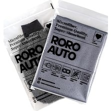 Uravas Store Olimpos Mikrofiber Oto Cam Bezi 50X70 Gri &amp; Gri Araba Yıkama Eldiven Seti