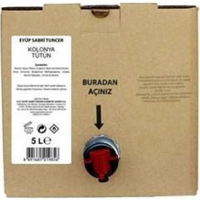 Eyüp Sabri Tuncer Tütün Kolonyası 5 Litre Bag İn Box Endüstriyel