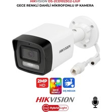 Hikvision DS-2CD1023G2-LIUF 2mp 30M Gece Görüşlü Hybrid Light Kamera Mikrofonlu ve Renkli Görüş