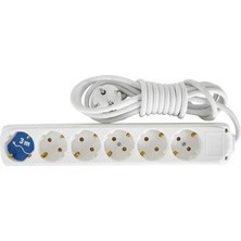  6 lı 3 metre kablolu topraklı priz