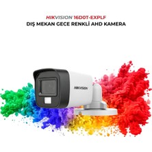Hikvision Renkli Gece Görüşlü Kamera DS-2CE16D0T-EXLPF 2mp 2.8mm