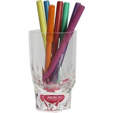 Kalemlik Kristal Damlalı Kırmızı Model Ofis Gereci