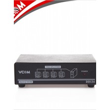 Vcom Dd134 1-4 Port 350Mhz Metal Vga Splitter (1 Pc 4 Monitör)