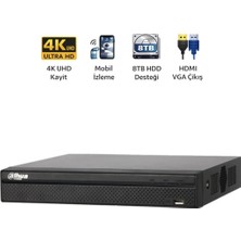 Dahua NVR2104-4KS3 4 Kanal 8mp Ip Kamera Kayıt Cihazı