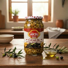 Aksu Yöresel Dilimli Yeşil Zeytin (Çekirdeksiz)