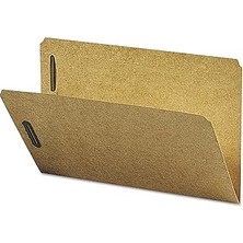 Uravas Store Smead Fastener Dosya Klasörü, 2 Adet Sabitleyici, Güçlendirilmiş Düz Kesim Tablası, Yasal Ölçü, Kuv