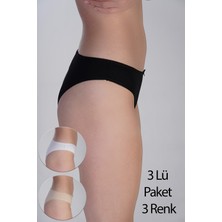 NEWBRA LINGERIE Kadın Brazilian Penye 3 Lü Külot
