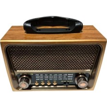  everton rt-675 bluetooth fm-usb-tf-aux şarjlı solar nostaljik radyo