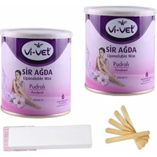 Vi Vet Sir Agda Pudralı 2 Li Set Agda Bezi ve Spatula