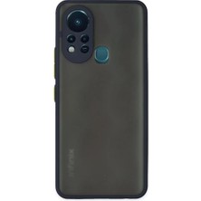 Uravas Store Infinix 11S Kılıf Montreal Silikon Kapak - Lacivert