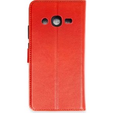 Uravas Store Galaxy J7 Kılıf S Kapaklı Kılıf - Kırmızı