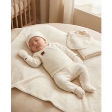 Minory Baby - %100 Pamuk 7'li Hastane Çıkışı Seti | Yenidoğan 7'li Set | Waffle Kumaş