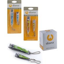 Uravas Store Diana 2 Li Renkli Vakumlu Tırnak Makası