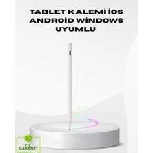 Uravas Store Type-C Şarjlı Dokunmatik Kalem – Ipad, Android Uyumlu, Sessiz Çalışan