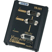 Aten 2 Port Video Switch 2 Port Vga Seçici , 2 Giriş - 1 Çıkış (2 Port Video Switch) Vs201-At