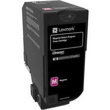 Lexmark 74C50M0 3.000 Sayfa Magenta Kırmızı Toner Cs720-725 Cx725