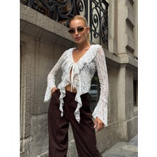 Aida Fashion Dantel Bluz