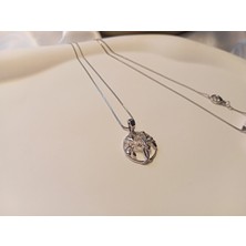 Xuping Jewelry Gümüş Renk Hayat Ağacı Kolye - 45 cm