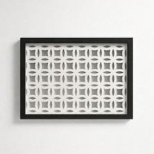 Dekoratif Duvara Asılabilir Sigorta ve Modem-Wifi Saklama Kutusu 30X40 cm Derinlik 11