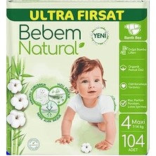 Uravas Store Bebem 4 Numara Maxi 104 Adet Bebek Bezi