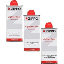Zippo Premium 3'lü Çakmak Yakıtı 125 ml Benzinli Özellikleriyle Kullanıma Uygun