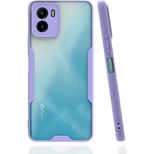 Uravas Store Y15S Kılıf Platin Silikon - Lila