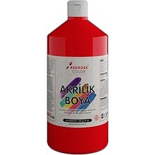 Uravas Store Red Kırmızı Akrilik Boya 1000 gr