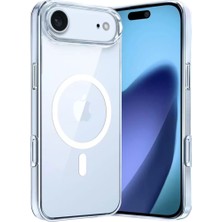 Uravas Store Iphone 17 Air Combo Sert Şeffaf Magsafe Kapak - Şeffaf