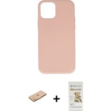 Cepte Toptan iPhone 11 Pro Ahenk Serisi - Siyah Mat Seramik Nano Ekran Koruyucu + Turuncu Renkli Kamera Lens Koruma Cam