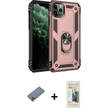 Cepte Toptan iPhone 11 Pro Ahenk Klasik Koleksiyonu - Siyah 6d Mat Seramik Hayalet Nano Ekran Koruyucu + Sierra Blue Shine Kamera Lens Koruma Cam