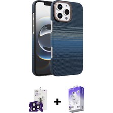 Cepte Toptan iPhone 16 Pro Max Doruk Serisi - Siyah Bilvis 5in1 3D Magic Cam Ekran Koruyucu + Siyah Bilvis Titan Kamera Lens