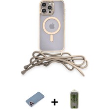 BUTİMAR'S iPhone 12 Pro Max Eksen Özel Seri - Siyah Joko Magic 5d Hayalet Cam + Pembe Shine Kamera Lens Koruma Cam