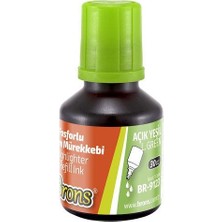 Brons Fosforlu Kalem Mürekkebi 30 cc Açık Yeşil